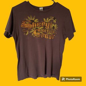 Sheryl Crow Detours Album Cotton T-shirt Small